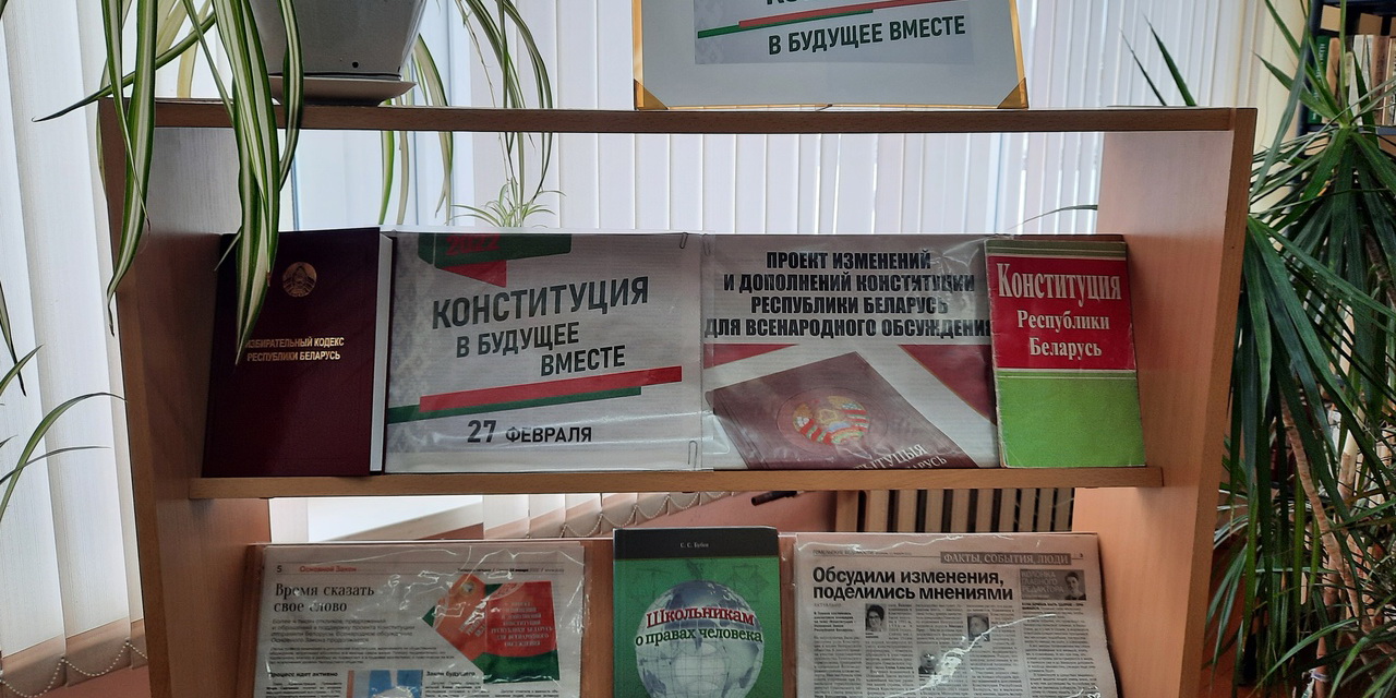 Тематическая выставка «Конституция - в будущее вместе»