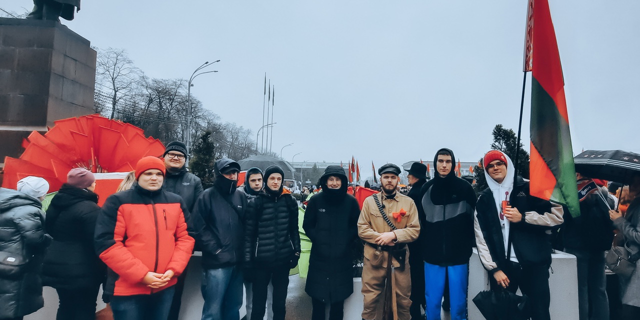 Митинг, посвященный 105-й годовщине Октябрьской революции