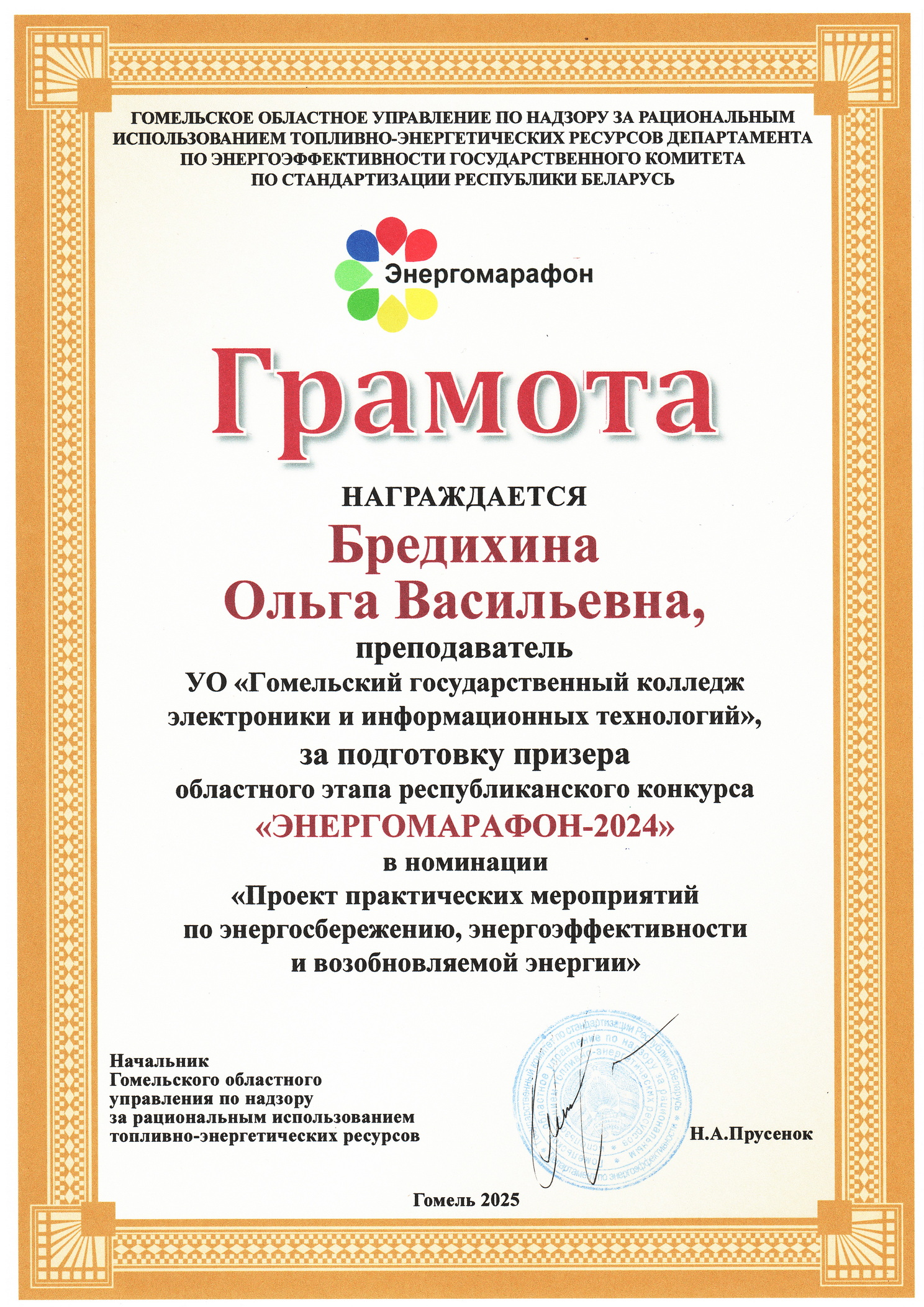Энергомарафон Бредихина 2 Наши достижения в 2025 году