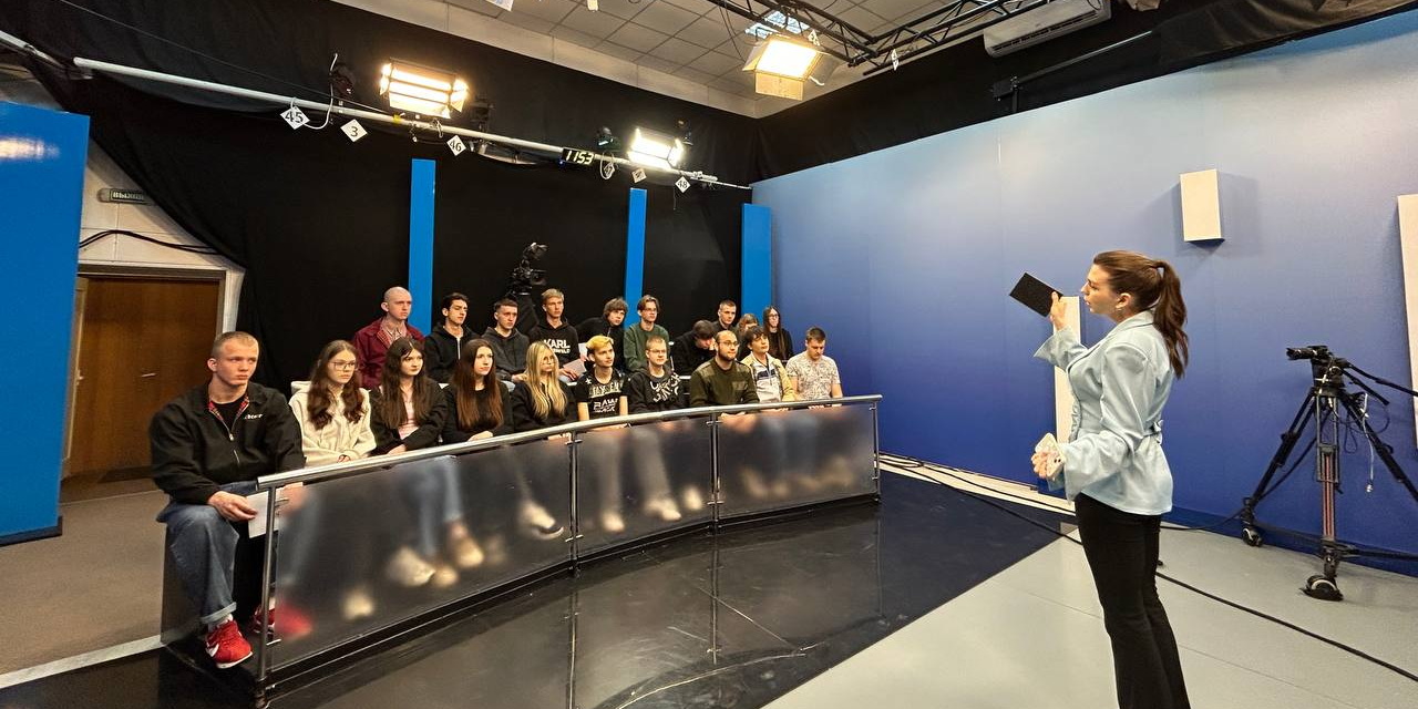 Молодежь колледжа в эфире ток‑шоу «Чёрное и Белое»! 