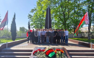 Участие в торжественном митинге